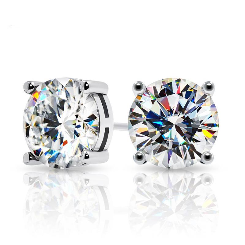 Medium Diamond Single Lock Earring – AS29