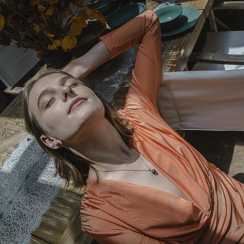 18K Gold 10-11mm Genuine Black Tahitian Southsea Cultured Pearl Pendant Necklace for Women