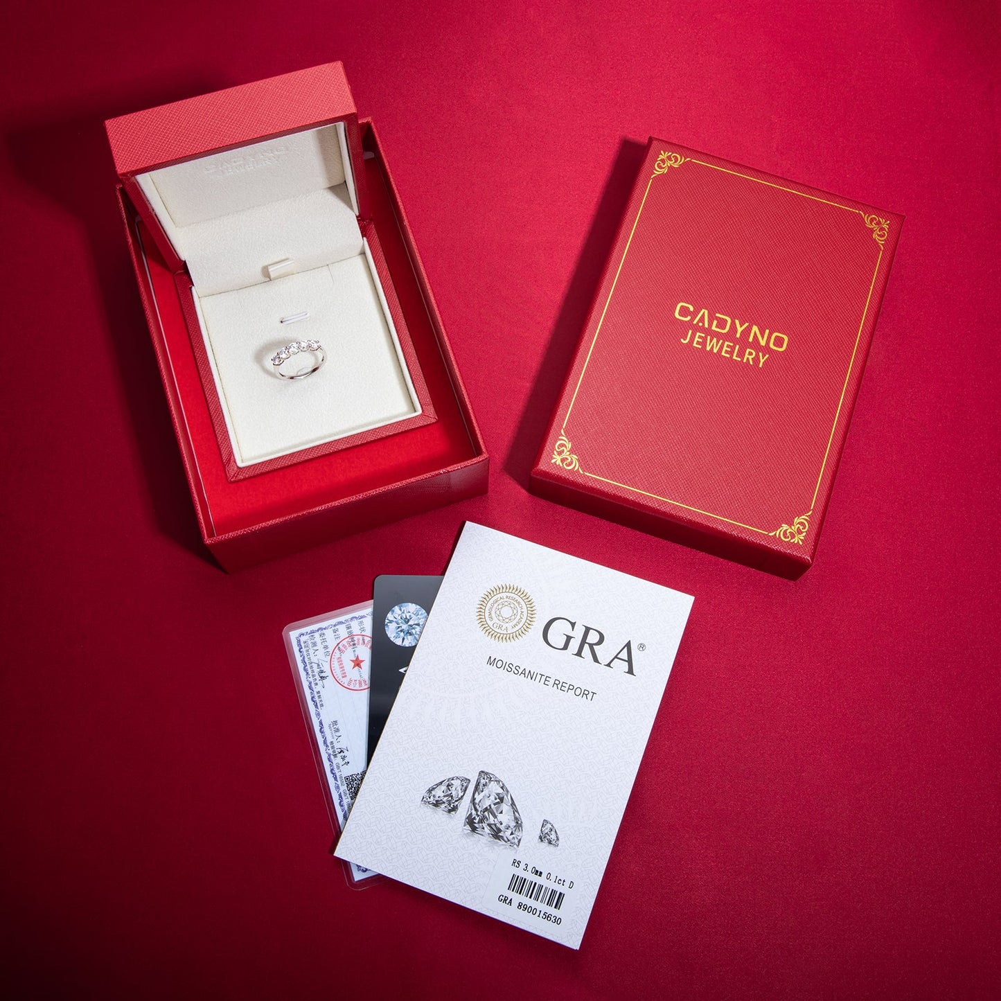 14K Gold 4mm 1.5CTTW D Color Moissanite Wedding Band Ring Eternity Band Rings