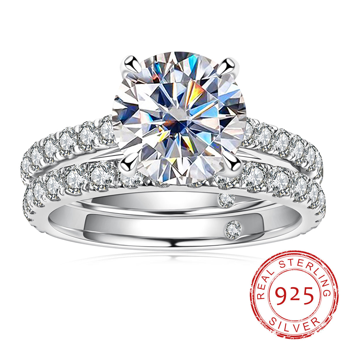 Moissanite ring