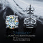 Round Moissanite Diamond Classic Stud Earrings