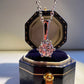 1.0CT Moissanite Pendant 18K Gold Plated 925 Sterling Silver 40+2+3cm Necklace