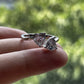 2.0CTTW D Color Heart Shape Moissanite Two Stone Ring 925 Sterling Silver Rings