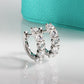 4mm 3.0CTTW D Color Moissanite Earrings Hoop Earrings 925 Silver Earrings