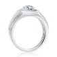 1.0CTTW  Luxury Pavé Inlay Men's Rings