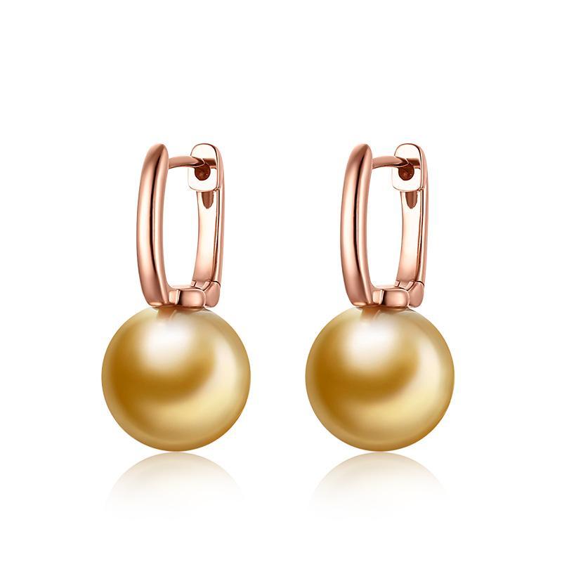 18K Rose Gold Southsea Gold Pearl Earring