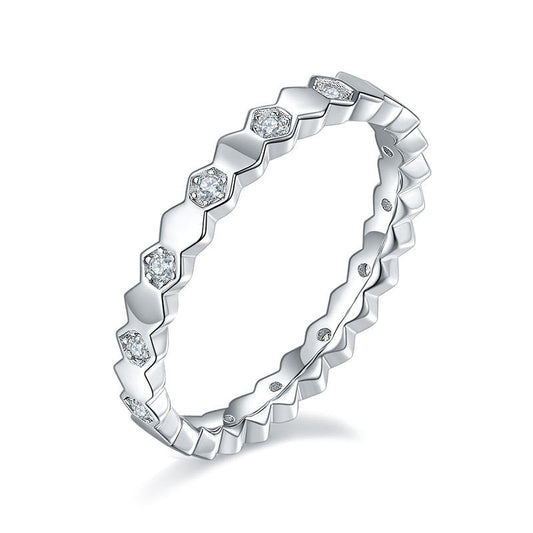 1.5mm Moissanite Classic Band 18K Plated Gold Ring