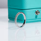 2MM D Color Moissanite Diamond Band Ring