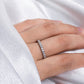 2MM D Color Moissanite Diamond Band Ring