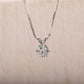 Real 14K Gold 1.0CTTW D Color  Moissanite  Pendant Necklace  Real 14K Gold 1.0CTTW D Color  Moissanite  Pendant Necklace