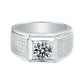 1.0CTTW  Luxury Pavé Inlay Men's Rings