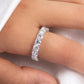 5.10CTTW D Color Moissanite Ring 18K Gold Plated 925 Sterling Silver Rings
