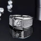 1.0CTTW  Luxury Pavé Inlay Men's Rings